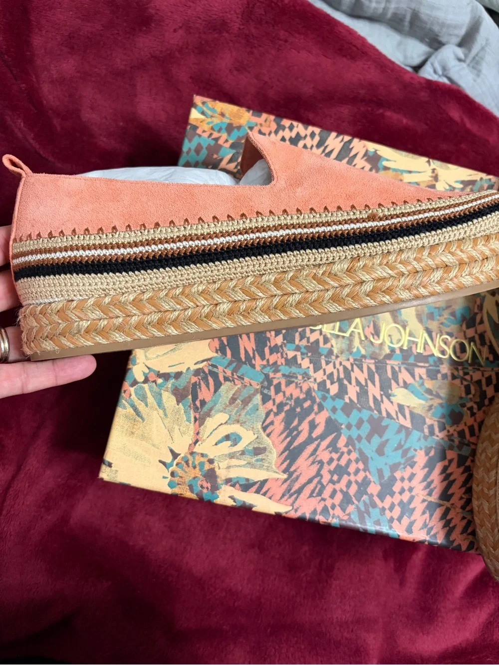 Ulla Johnson Coral Suede Espadrille Platform Loafers